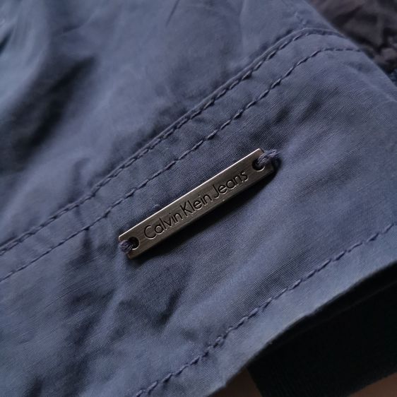 Calvin Klein Navy Blues Full Zipper Jacket รอบอก 45” รูปที่ 7