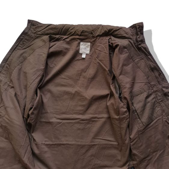 HM Brown Hooded Military Parka Jacket รอบอก 46” รูปที่ 7