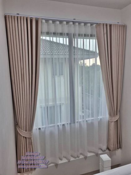 ฉากกั้นห้อง ฉากกั้นแอร์ ฉากพีวีซี ม่านม้วน ม่านปรับแสง มู่ลี่ ผ้าม่าน วอลล์เปเปอร์ รับติดฟิล์มกรองแสง รับซักผ้าม่าน 0812508727 รูปที่ 17