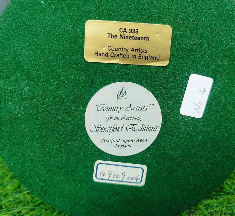 โมเดล Stratford Editions By Country Artists Hand Crafted In England Golfer CA933 The Nineteenth วินเทจ รูปที่ 8