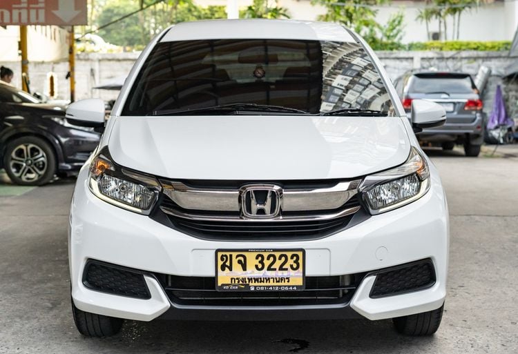 Honda Mobilio 2019 1.5 V Utility-car เบนซิน ไม่ติดแก๊ส เกียร์อัตโนมัติ ขาว