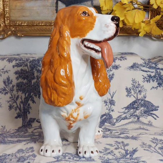 Dog Sculpture with Brown Accents
Vintage ช่วงปี 1950 - 1960
น้องหมา เซรามิก ชิ้นใหญ่ มีแสตมป์ จาก อิตาลี งานสวย มากครับ สีสดใส มากครับ🐶🇮🇹 รูปที่ 9