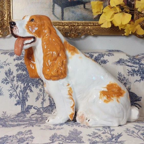 Dog Sculpture with Brown Accents
Vintage ช่วงปี 1950 - 1960
น้องหมา เซรามิก ชิ้นใหญ่ มีแสตมป์ จาก อิตาลี งานสวย มากครับ สีสดใส มากครับ🐶🇮🇹 รูปที่ 2