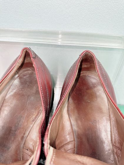 รองเท้าหนังแท้ Allen Edmonds Sz.13us47eu31cm(เท้า46กว้างอูมใส่ได้) Made in USA สีเชอร์รี่ พื้นVibram สภาพดี ไม่ขาดซ่อม ใส่เที่ยวทำงานหล่อ รูปที่ 11