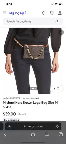 Michael Kors Belt Bag สภาพสวย หายาก รูปที่ 16