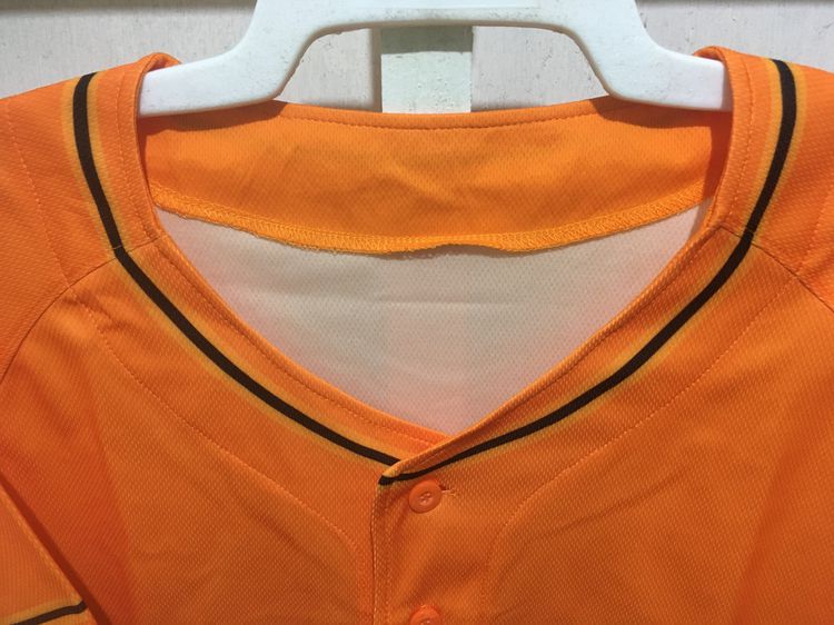 เสื้อเบสบอล GIANTS แบรนด์ MIZUNO สีส้ม รูปที่ 3