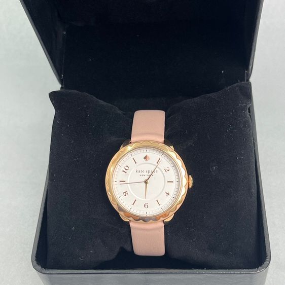 โรสโกลด์ (New) Kate Spade นาฬิกาข้อมือของแท้ Pink Gold สายชมพู
