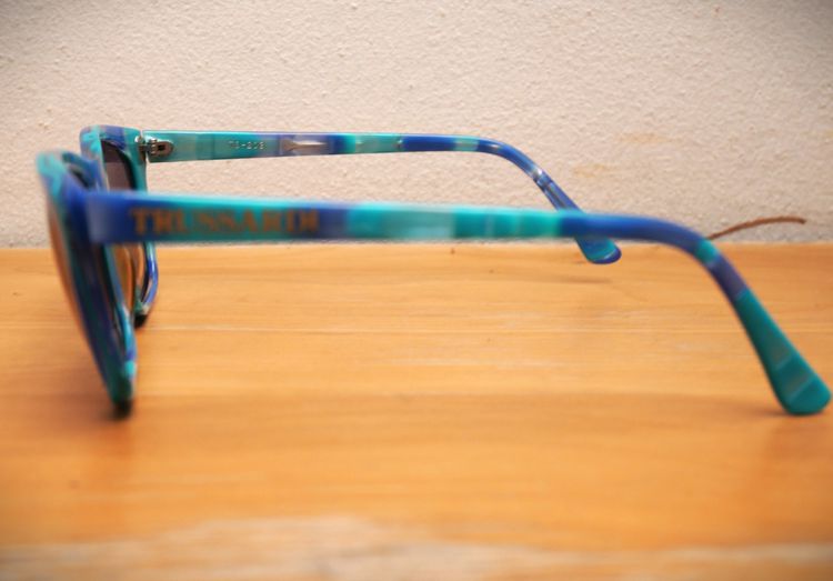 trussardi sunglasses Blue Tortoise  รูปที่ 4