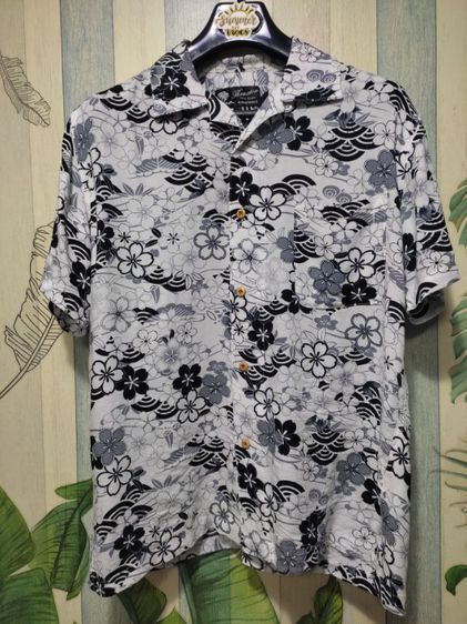 เสื้อฮาวาย thruxton aloha shirt สภาพดี รูปที่ 5