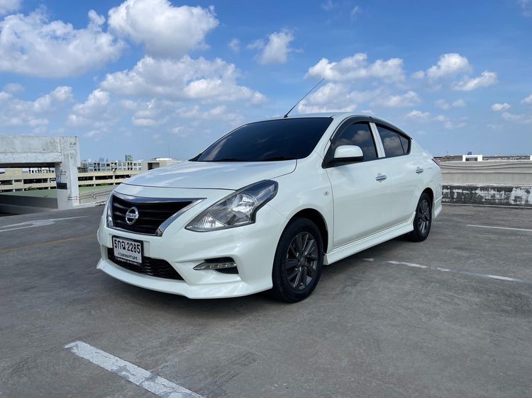 Nissan Almera 2016 1.2 E Sportech Sedan เบนซิน ไม่ติดแก๊ส เกียร์อัตโนมัติ ขาว