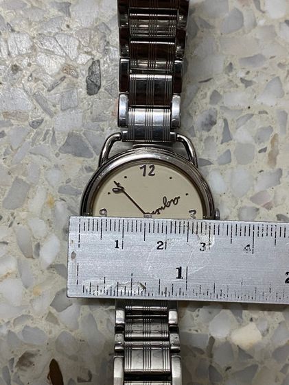 นาฬิกายี่ห้อ agnis b   ควอทซ์ ของแท้มือสอง เรือนบาง สายยืด 650฿ รูปที่ 8