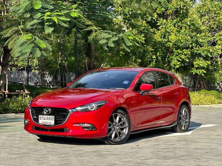 Mazda Mazda3 2017 2.0 S Sedan เบนซิน ไม่ติดแก๊ส เกียร์อัตโนมัติ แดง