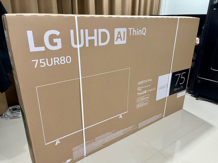 LG UHD 4K 75 นิ้ว มือ1 Smart TV Gen6 ประกันศูนย์ มี magic remote สั่งงานด้วยเสียง ผลิต 2024 รูปที่ 3