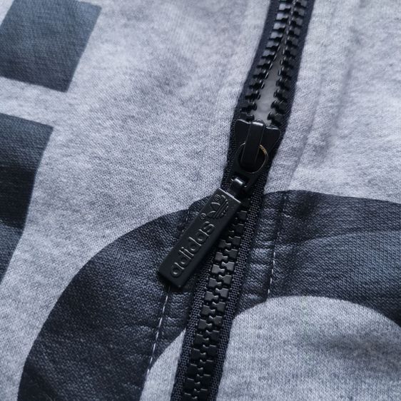adidas Cotton Grey Full Zipper Jacket รอบอก 42” รูปที่ 8
