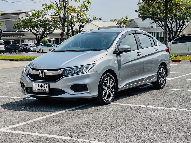Honda City 2017 1.5 V Plus i-VTEC Sedan เบนซิน ไม่ติดแก๊ส เกียร์อัตโนมัติ เทา