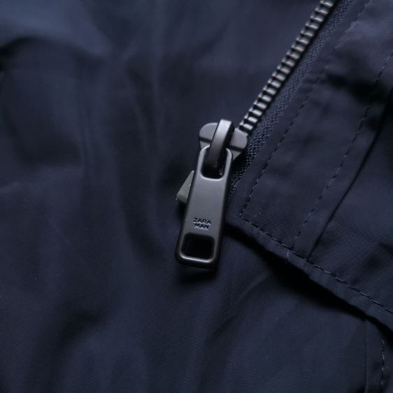 Zara Man Black Bomber Jacket รอบอก 45” รูปที่ 8