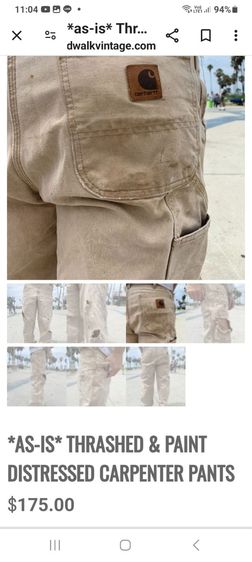 Carhartt
Biege canvas carpenter pants
w 34
🔵🔵🔵 รูปที่ 2