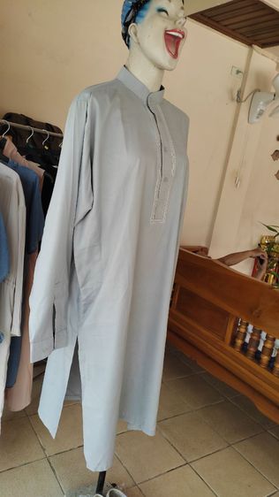 เสื้อแขก เสื้อตัวยาว เสื้อคอจีน ชุดแขก เสื้ออิสลาม รูปที่ 4