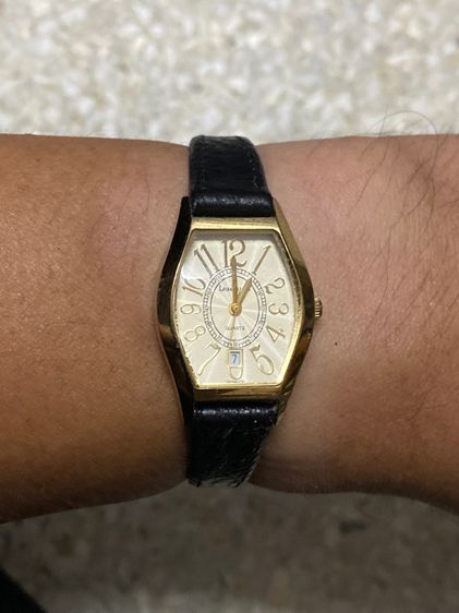 นาฬิกายี่ห้อ LEGRA  VALENCIA  ควอทซ์ เลดี้ แท้มือสอง สายเปลี่ยนใหม่ 650฿ รูปที่ 7