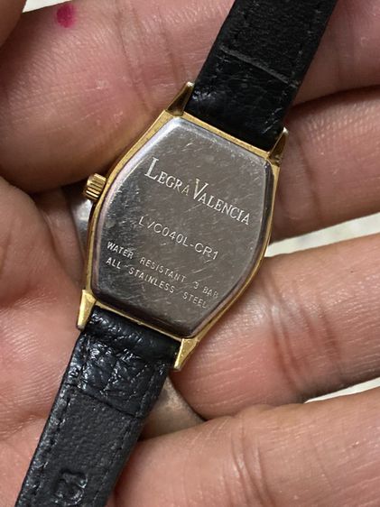 นาฬิกายี่ห้อ LEGRA  VALENCIA  ควอทซ์ เลดี้ แท้มือสอง สายเปลี่ยนใหม่ 650฿ รูปที่ 2