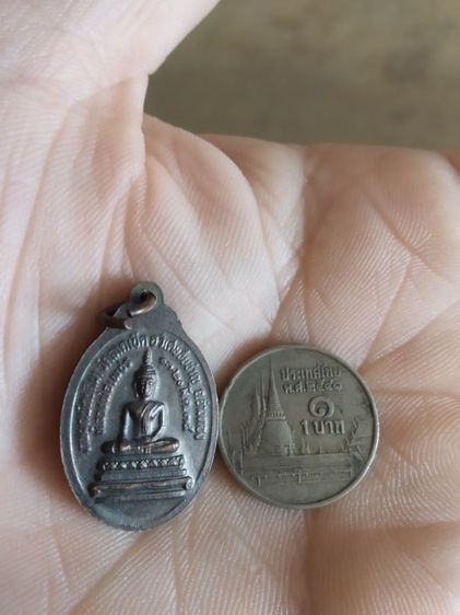 พระเหรียญเนื้อทองแดง(พระครูพวง(ควคสุวโณ)หลังพระหลวงพ่อเพชร(วัดสาดเป็ด)(จังหวัดอ่างทองปี2535))พระบ้านพระเครื่องรางของมงคล รูปที่ 17