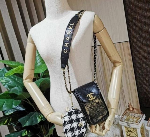 Chanel Duo Bag With Chain VIP Gift รูปที่ 7