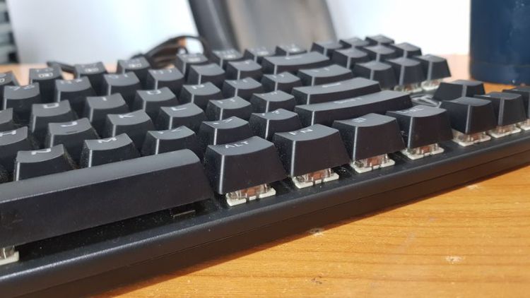 mechanical keyboard blue switch กันน้ำได้ รูปที่ 10