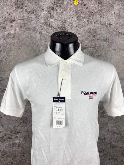 เสื้อโปโล POLO SPORT RALPH LAUREN แท้ 💯 size M ขนาด อก 21 หน้ายาว 27 หลัง 28.5 นิ้ว สภาพใหม่มาก ป้ายห้อยทรงสวย ผ้านิ่มหายากน่าสะสมครับ รูปที่ 3