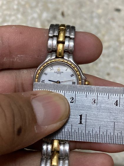 นาฬิกายี่ห้อ LANVIN สวิส  made in france  ควอทซ์ เลดี้ แท้มือสอง  สายยาว 7 นิ้ว  2900฿ รูปที่ 7