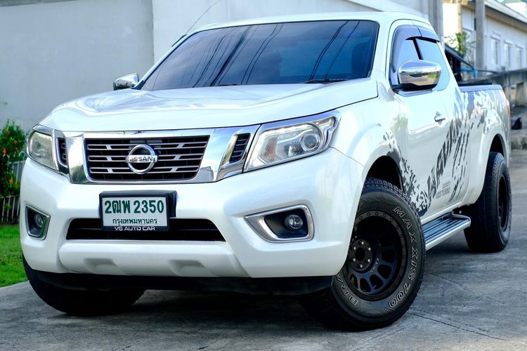Nissan Navara 2015 2.5 Calibre EL Pickup ดีเซล ไม่ติดแก๊ส เกียร์ธรรมดา ขาว