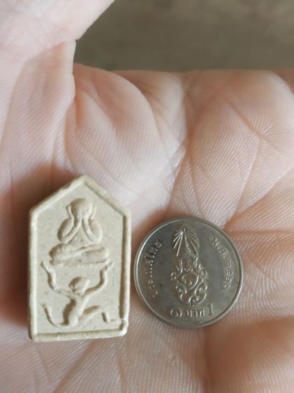 พระเนื้อว่านผสมผง(พระปิดตาทรงหนุมาน(พระหลวงพ่อขัน)วัดนกกระจาบ(จังหวัดพระนครศรีอยุธยา))พระบ้านพระเครื่องรางของมงคล รูปที่ 5