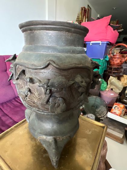 กระถางสำริดโบราณ รูปที่ 9