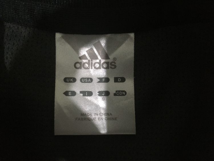 เสื้อกีฬา CLIMACOOL แบรนด์ Adidas สีดำแถบเทา รูปที่ 8
