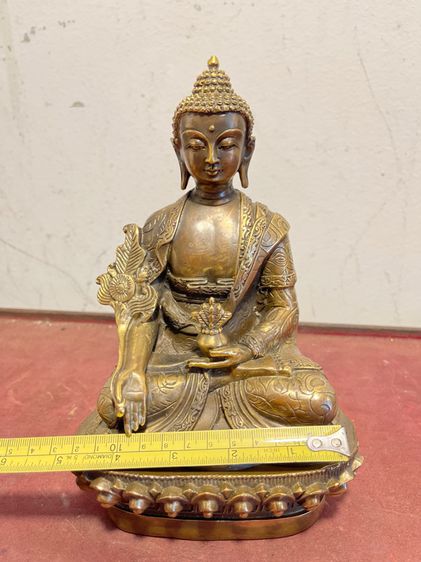 พระหมอยา ธิเบตทองเหลืองสะสมA1 รูปที่ 6