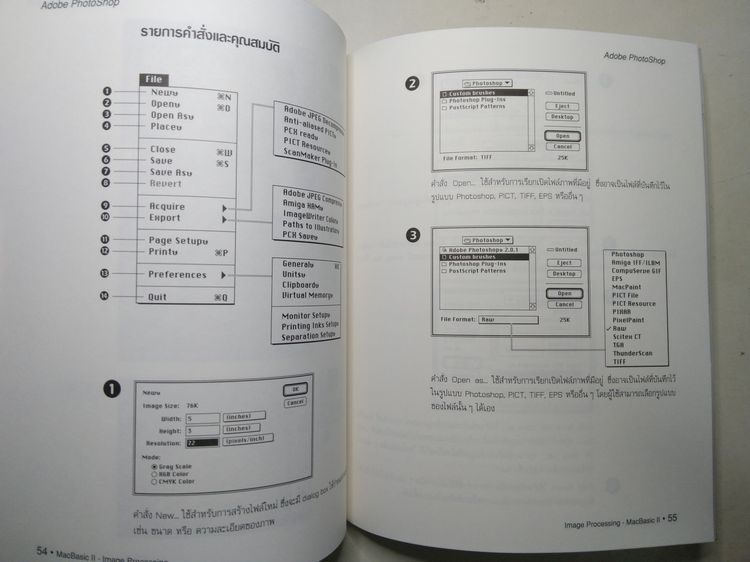 หนังสือ MacBasic II Image Processing (Adobe Photpshop) รูปที่ 5