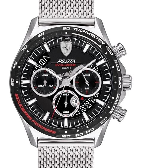 อื่นๆ เงิน Scuderia Ferrari 0830826 Pilota Evo Watch