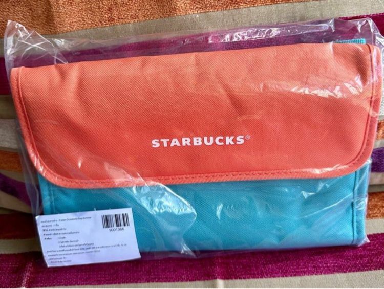 กระเป๋าผ้า สตาร์บัค ครอสบอดี้ สีสวยมาก ของใหม่ ของแท้จากร้านสตาร์บัคไทย ขนาดกะทัดรัด ใช้งานสะดวก รูปที่ 2