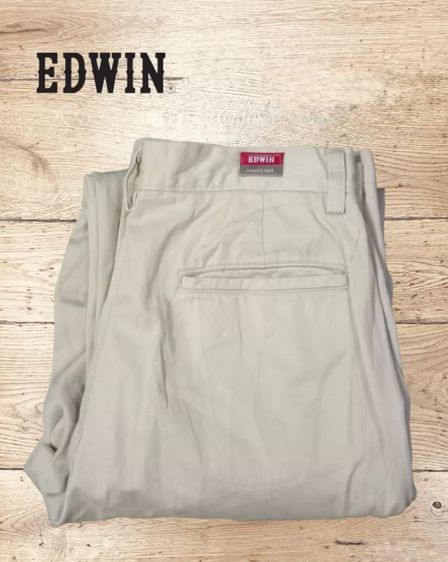 กางเกงสแล็ค edwin มือสอง  เอว: 29" สภาพดี รูปที่ 7
