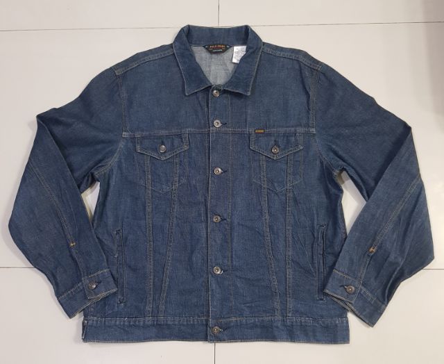 Vtg.90's Polo Ralph Lauren Basic Jacket Jean  รูปที่ 12