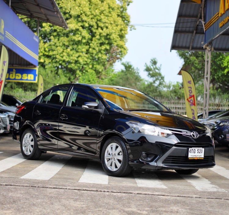 Toyota Vios 2016 1.5 E Sedan เบนซิน ไม่ติดแก๊ส เกียร์อัตโนมัติ ดำ