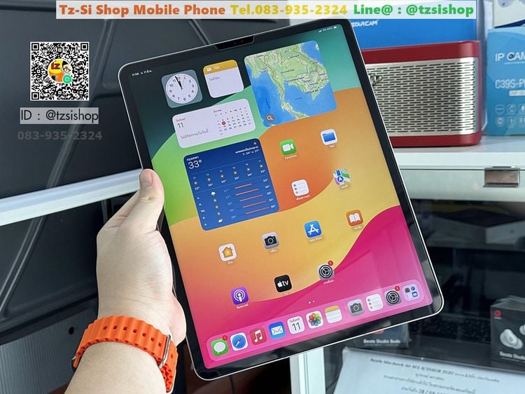 Apple iPad Pro12.9 M2 128GB ใส่ซิม สภาพเหมือนใหม่ ประกันCareplus ยาวๆ พฤษภาคม2025 รูปที่ 5
