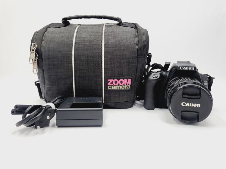 กล้อง DSLR ไม่กันน้ำ  Canon EOS 200D II + เลนส์ 18-55 mm.
