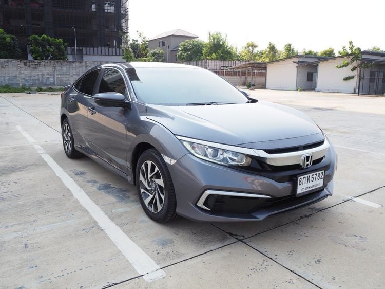 Honda Civic 2019 1.8 E i-VTEC Sedan เบนซิน ไม่ติดแก๊ส เกียร์อัตโนมัติ เทา รูปที่ 1