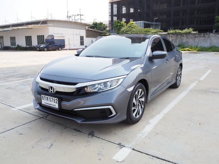 Honda Civic 2019 1.8 E i-VTEC Sedan เบนซิน ไม่ติดแก๊ส เกียร์อัตโนมัติ เทา รูปที่ 2