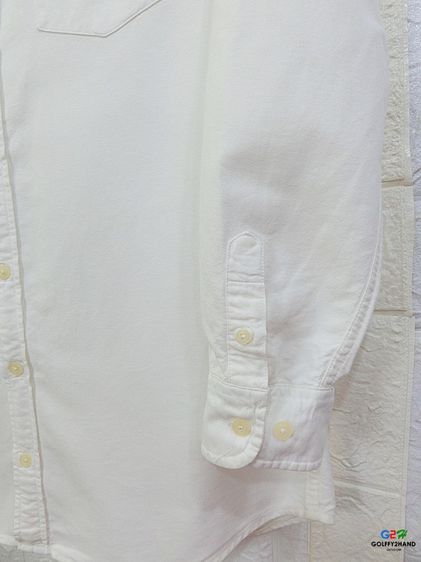 CHEROKEE แท้ อก39 เสื้อเชิ๊ตแขนยาวสีขาวผ้าOXFORD รูปที่ 4