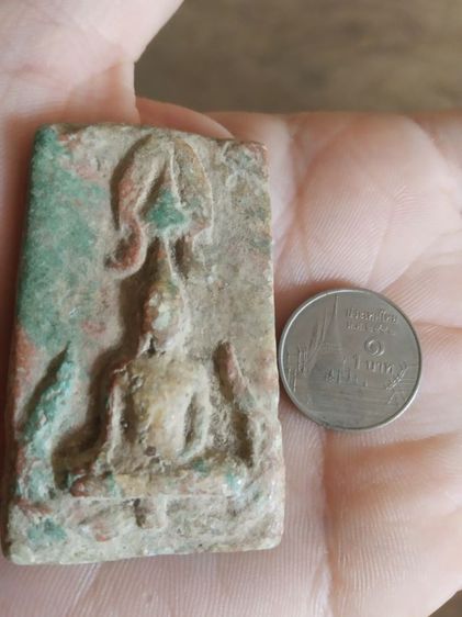 พระเนื้อดินผสมผงและว่าน(พระพิมพ์พระพุทธเป็นพระพิมพ์กลางด้านหลังมีครุฑ(บอกไม่ได้ว่าเกจิใดเป็นผู้สร้าง))พระบ้านพระเครื่องรางของมงคล รูปที่ 10