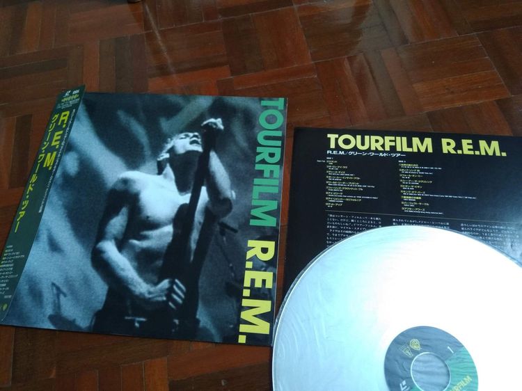 R.E.M. ชุด Tourfilm 1990 Laser Disc แผ่นญี่ปุ่น 12 นิ้ว สภาพใหม่