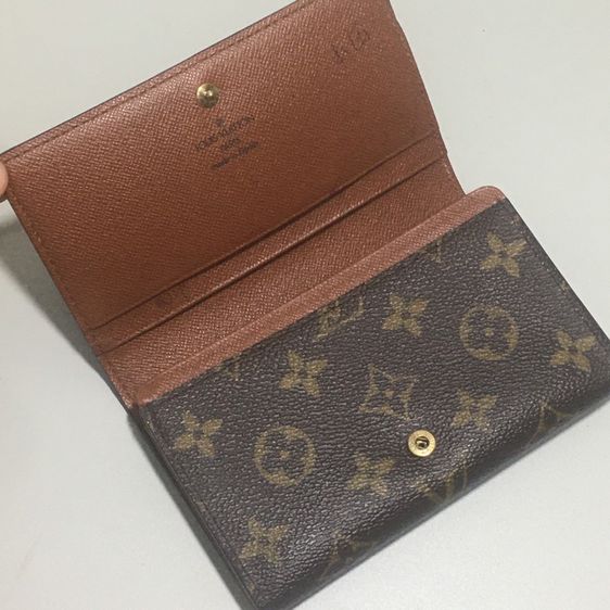 กระเป๋าตังส์ Louis Vuitton Monogram ใบขนาดกลาง รูปที่ 8