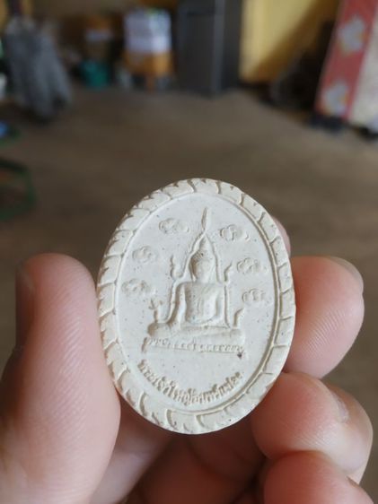 พระเนื้อผงผสมว่านรูปทรงไข่(พระเจ้าใหญ่อินแปลงวัดมหาวนาราม(พระอารามหลวง)(จังหวัดอุบลราชธานี))พระบ้านพระเครื่องรางของมงคล รูปที่ 8