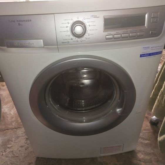 เครื่องซักผ้าอัตโนมัติใช้งานได้ปกติรับน้ำหนักได้ 8 กิโลกรัม รูปที่ 1